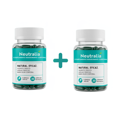 Cápsulas Antiolor Neutralia | 1 + 1 GRATIS